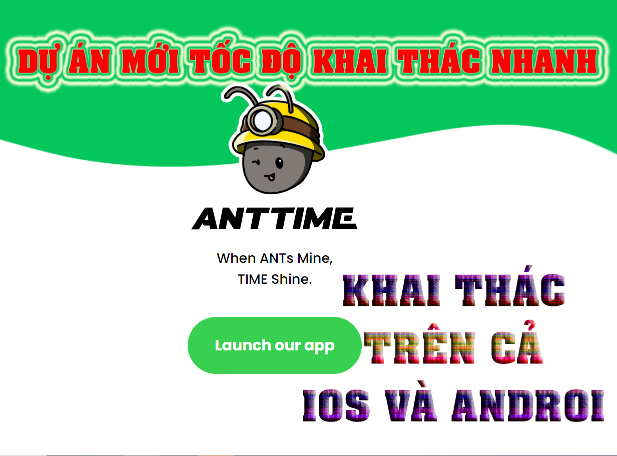 ANTTIME app mining free TIME coin, Mine coins every hour with just a single click
